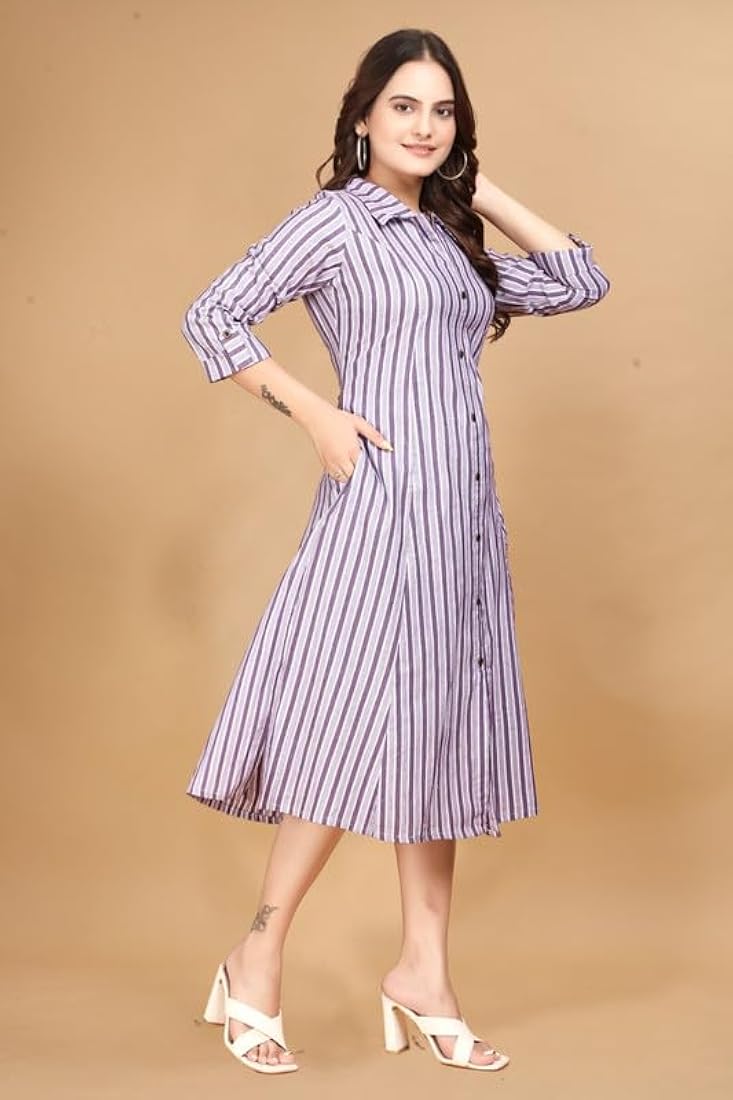 Lavender Breeze Casual Dress